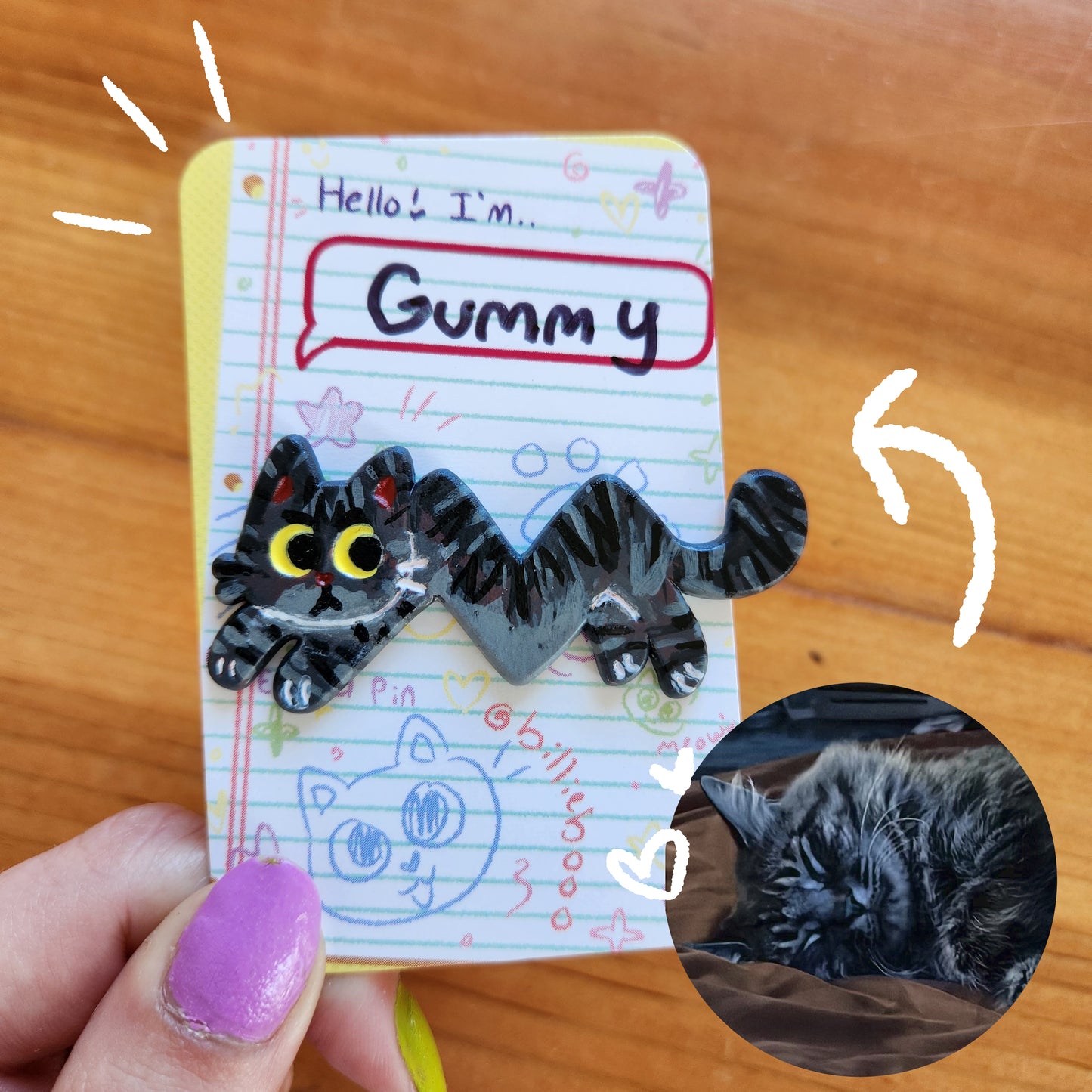 Custom Cat Pin
