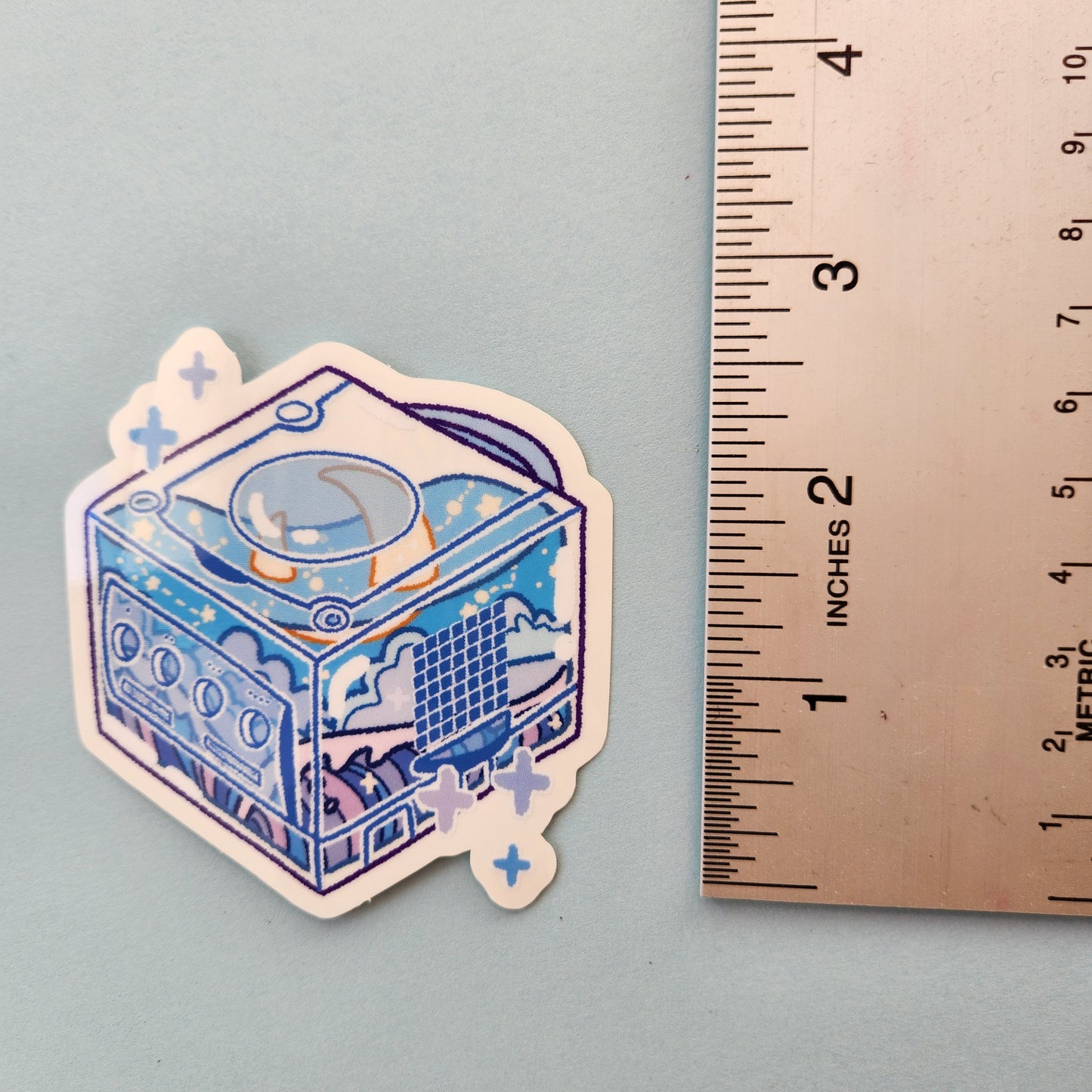 Clear Sticker | Gamecube