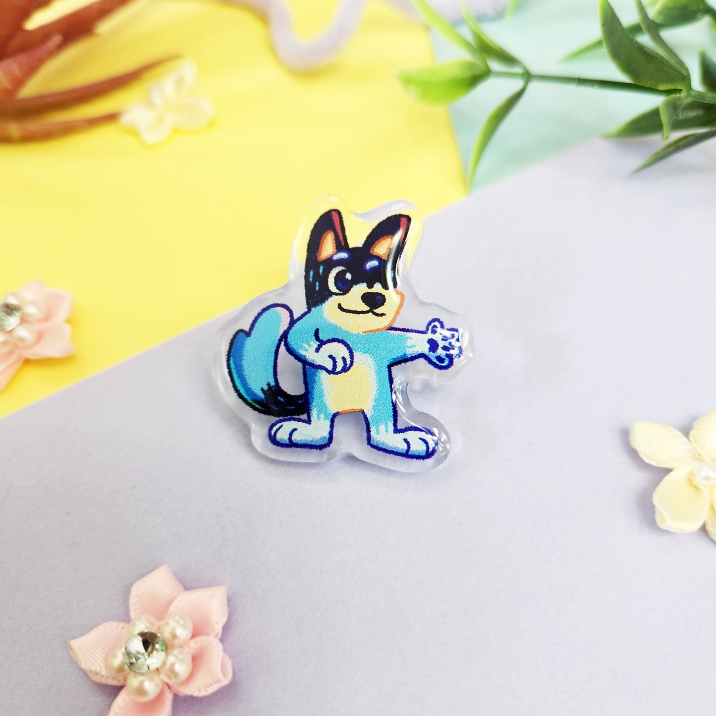 Acrylic Pin | Heeler Family