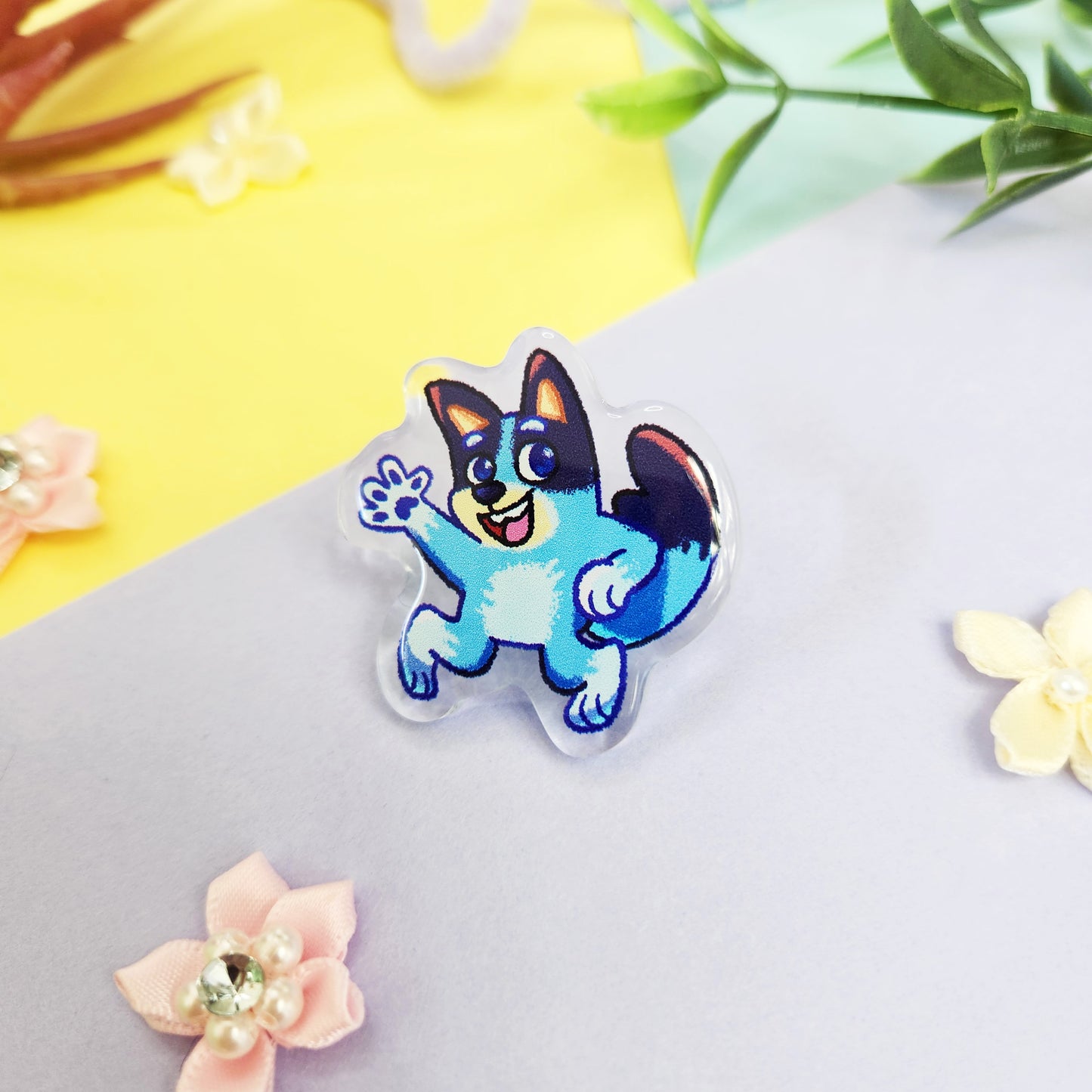 Acrylic Pin | Heeler Family