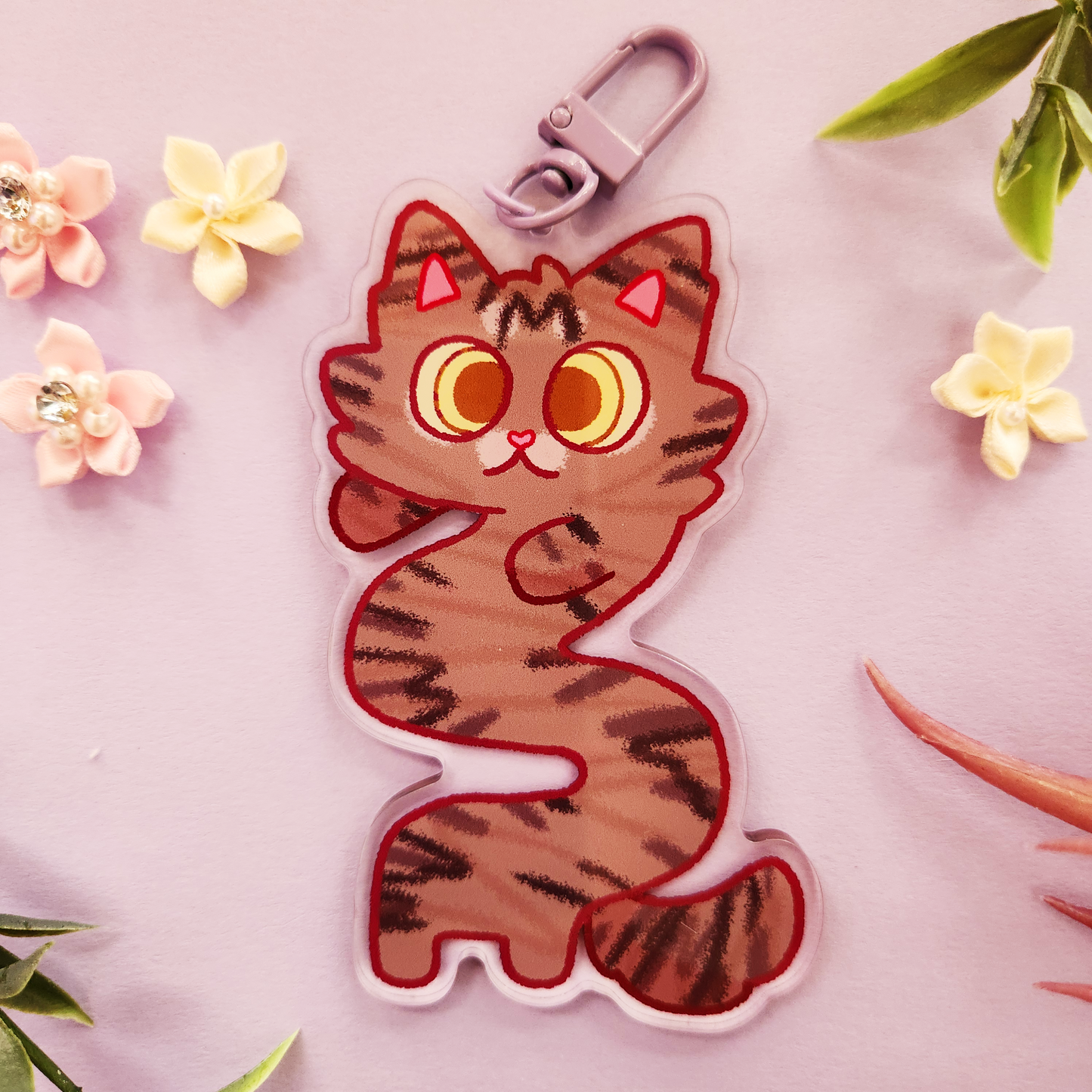 Keychain | Wiggly Pet Cats