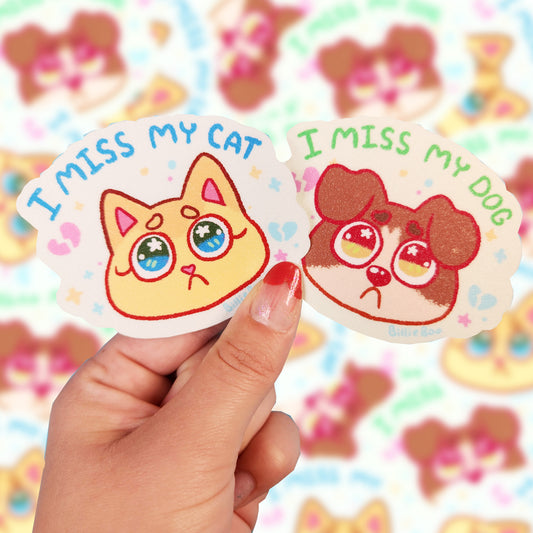 Sticker |  I Miss My Cat Dog