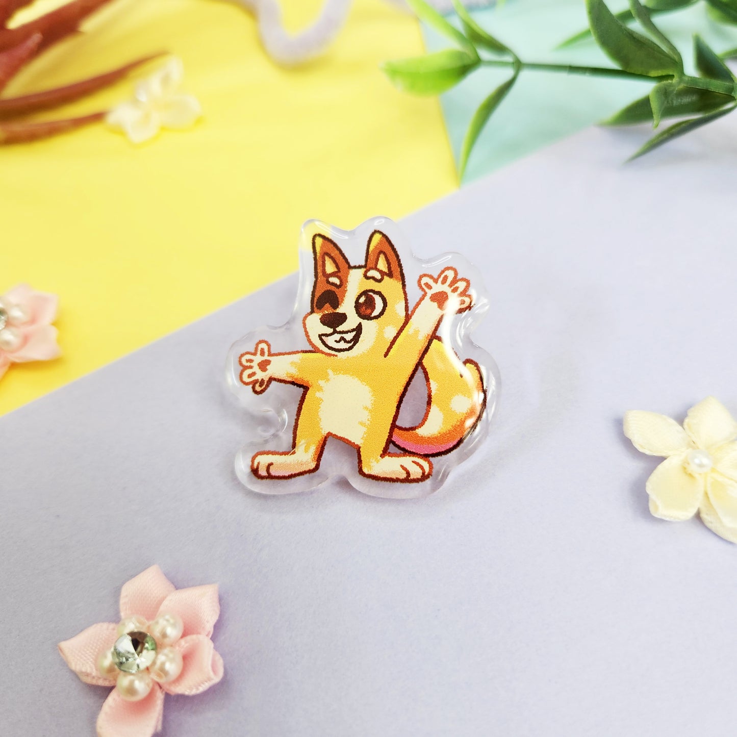 Acrylic Pin | Heeler Family