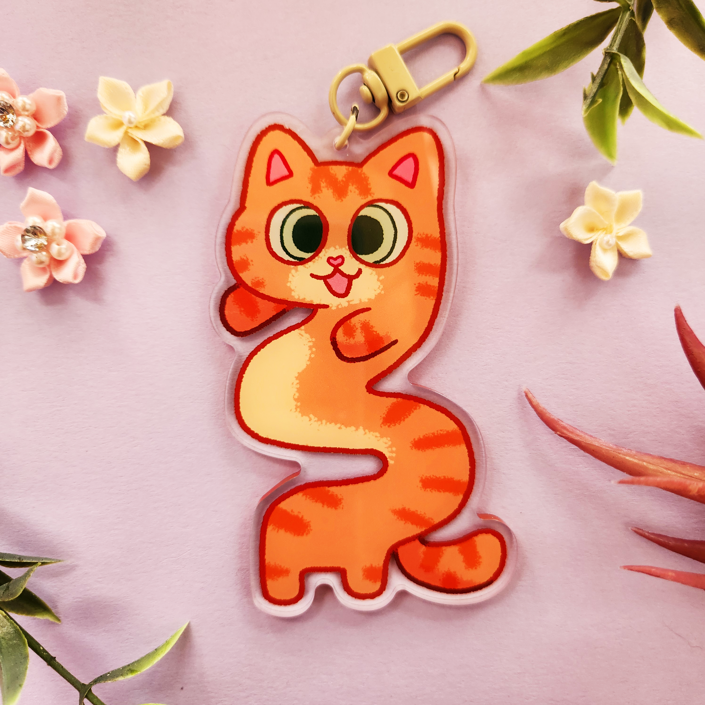 Keychain | Wiggly Pet Cats