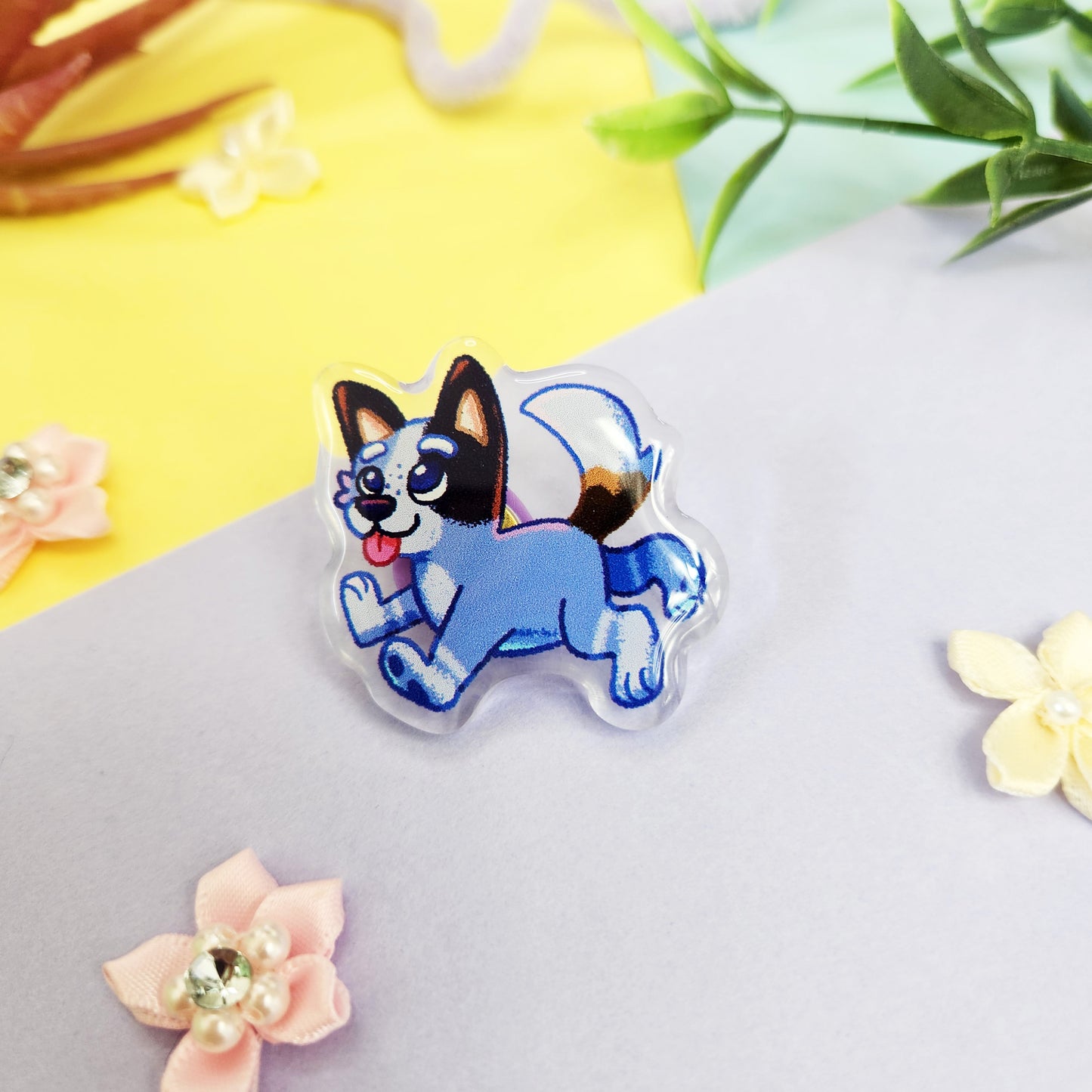 Acrylic Pin | Heeler Family