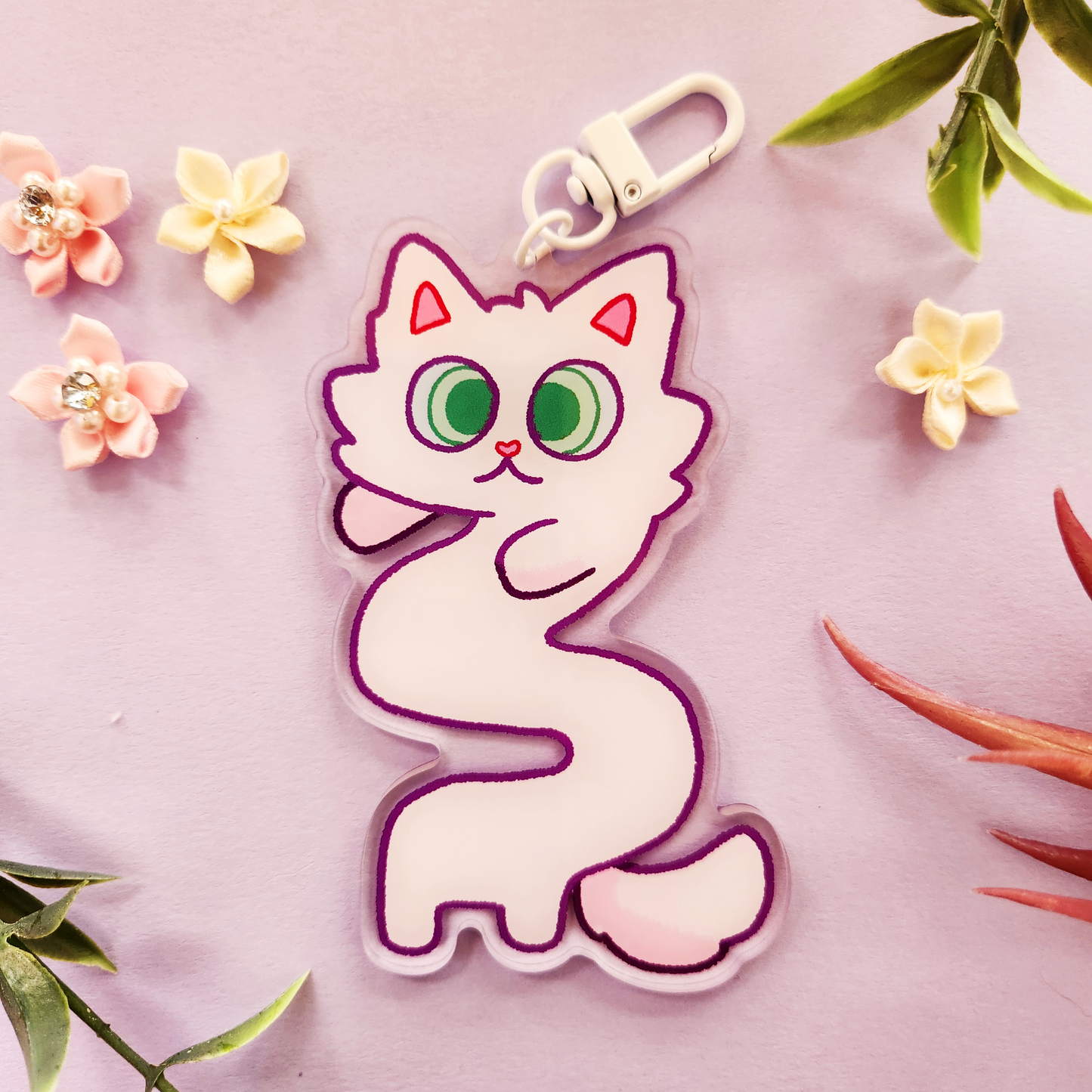 Keychain | Wiggly Pet Cats