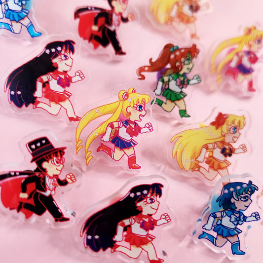 Acrylic Pin | Sailor Scouts