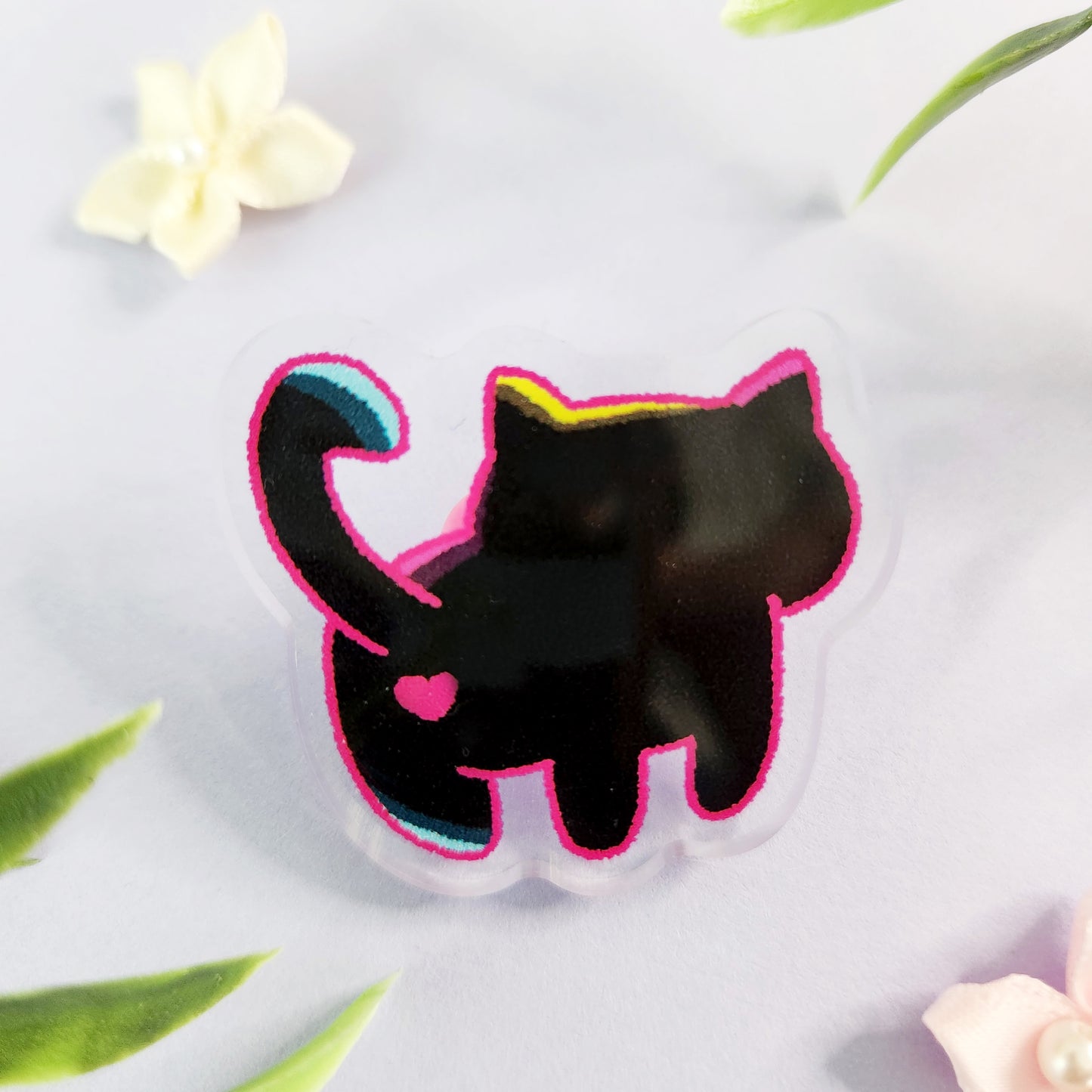 Acrylic Pin | Cat Butts