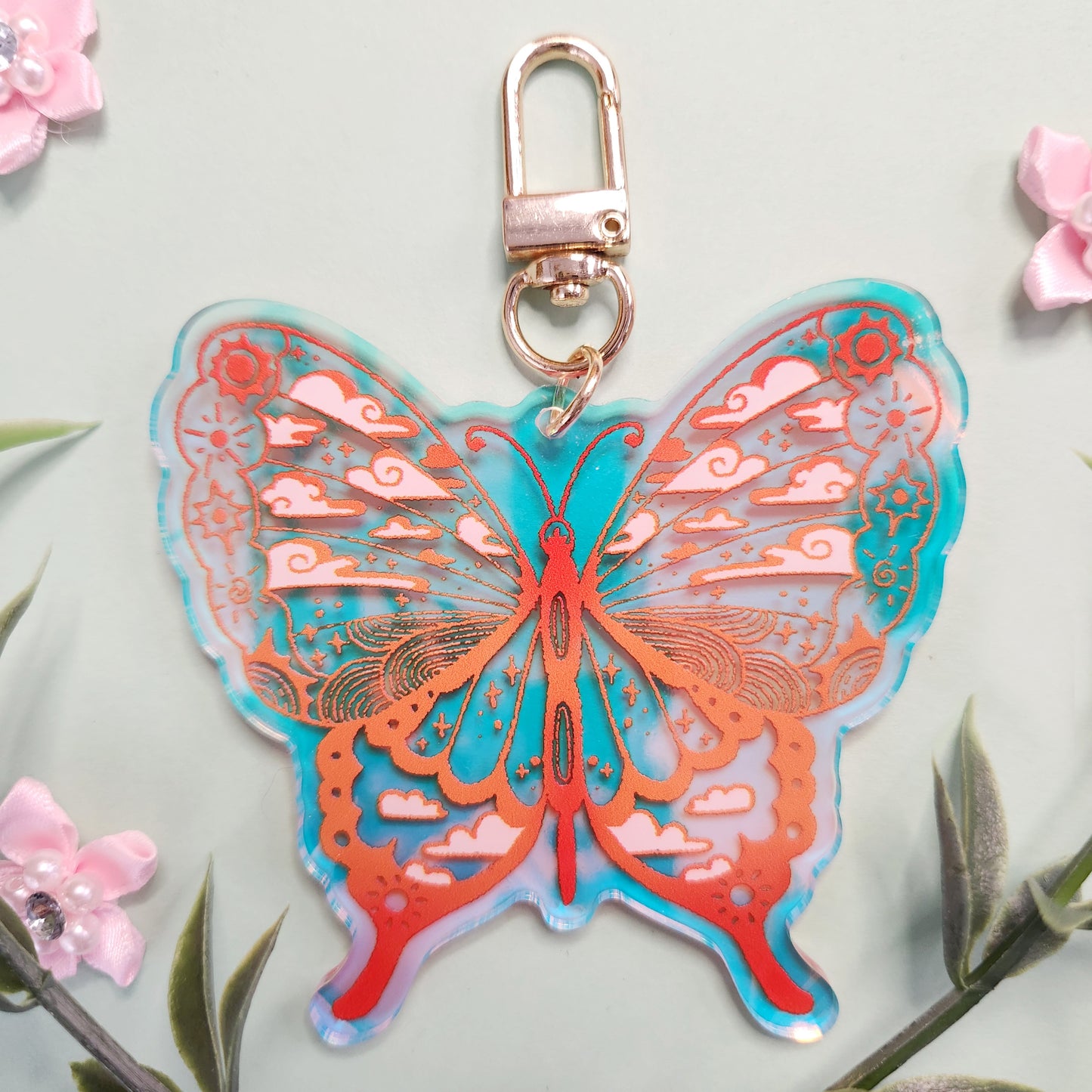 Keychain | Sun Butterfly