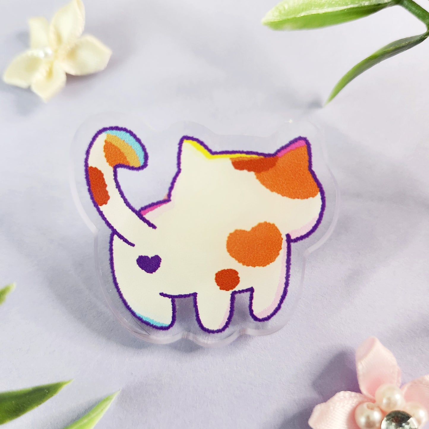 Acrylic Pin | Cat Butts