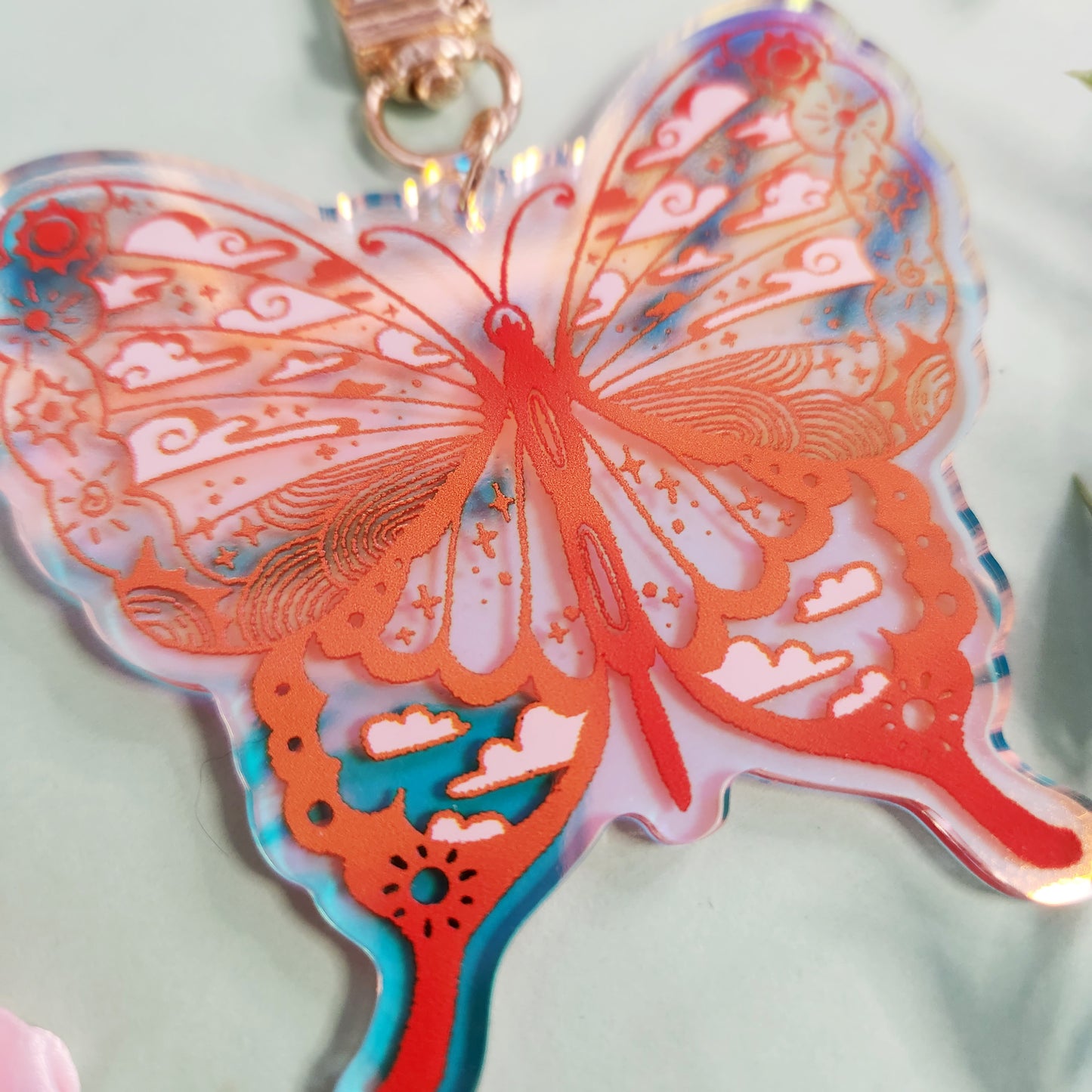 Keychain | Sun Butterfly