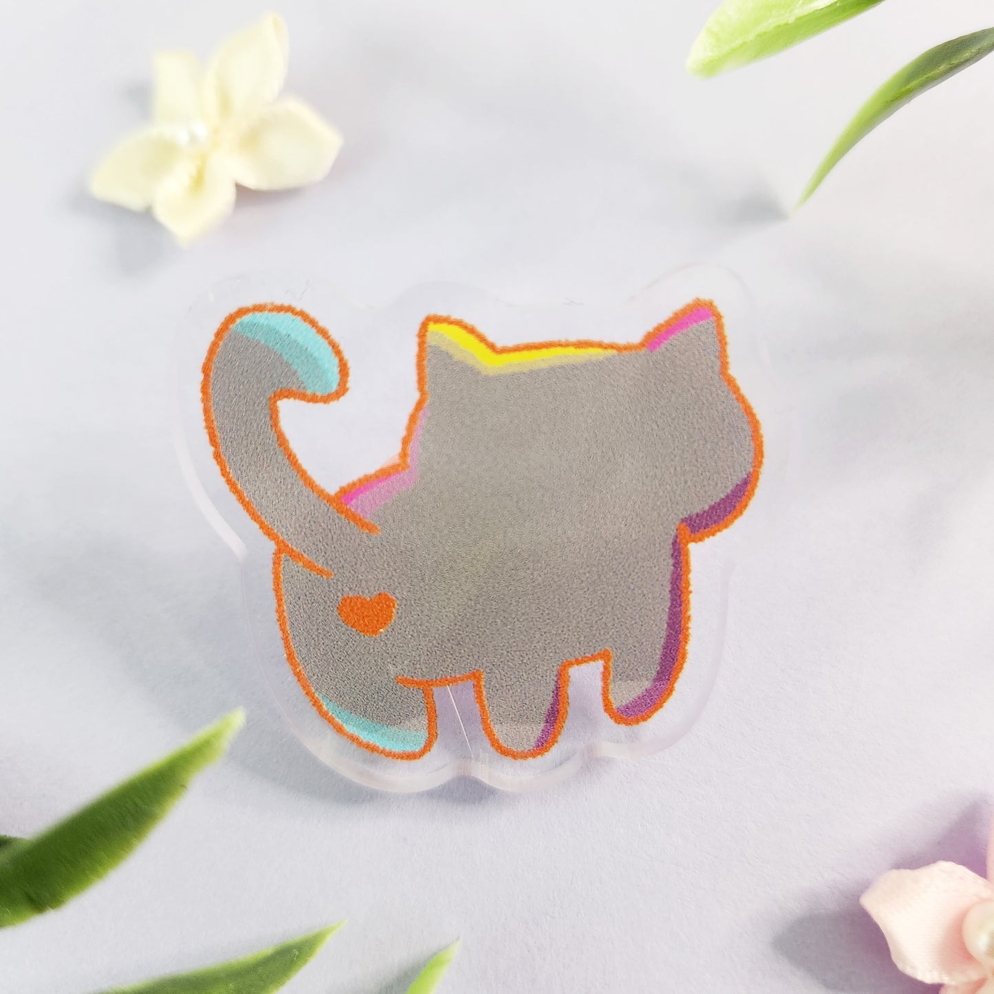 Acrylic Pin | Cat Butts