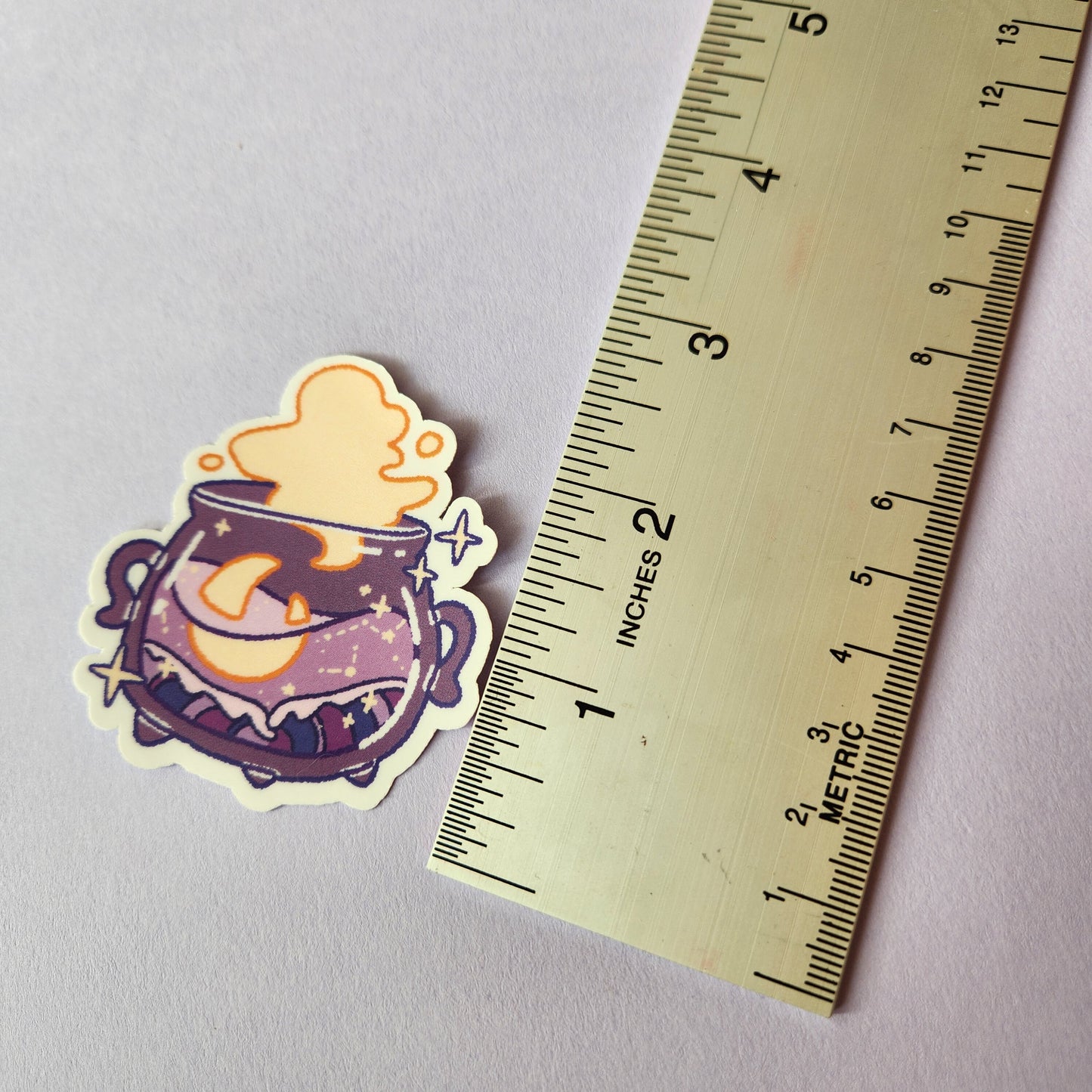 Sticker |  Witch Hat and Cauldron