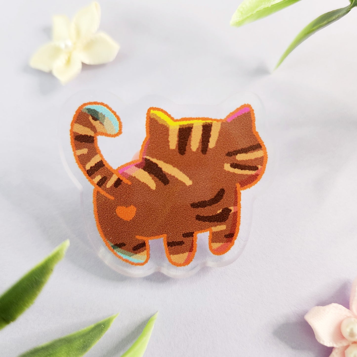 Acrylic Pin | Cat Butts