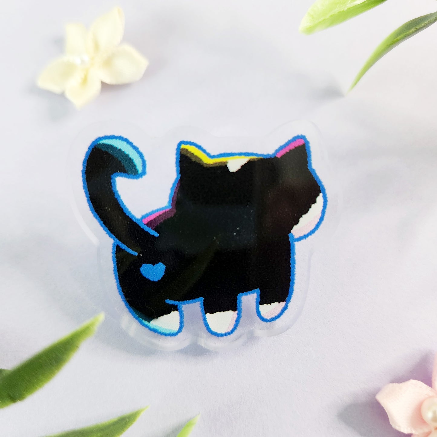 Acrylic Pin | Cat Butts