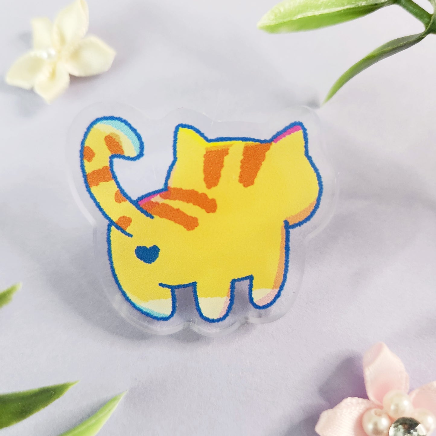 Acrylic Pin | Cat Butts